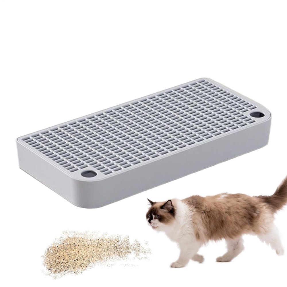 Raised Cat Litter Ramp, Waterproof and Easy to Clean