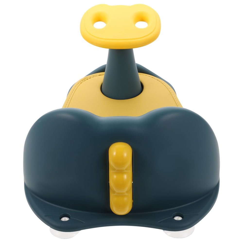 ZUNOXAZ Baby Bath Seat for Boys and Girls, Non-Slip Portable Lightweight Shower Seat with Suction Cups for Bathtub and Shower, Blue