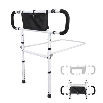 Bed Rail for Older Adults, Adjustable and Foldable Bed Assist Bar