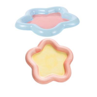 BESPORTBLE 2-Piece Ceramic Bowls for Cats, Non-Slip Food and Water Bowls