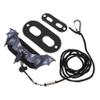 PartyKindom Reptile Pet Leash - Adjustable & Comfortable for Lizards and Hamsters - Durable & Lightweight for Outdoor - Black view 1