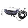 PartyKindom Reptile Pet Leash - Adjustable & Comfortable for Lizards and Hamsters - Durable & Lightweight for Outdoor - Black view 2