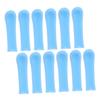 Ear Cleaning Spoons with 12 Silicone Tips, Blue, Reusable view 1