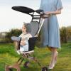 Lightweight Toddler Stroller, Compact Foldable Stroller with Safety view 2