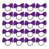 20-Piece Purple Hair Accessories Set with Bows and Elastic Hair Bands for Girls view 1