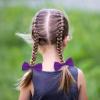 20-Piece Purple Hair Accessories Set with Bows and Elastic Hair Bands for Girls view 4