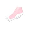 Moisturizing Foot Care Socks Made of SEBS, 1 Pair, Pink view 2
