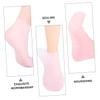 Moisturizing Foot Care Socks Made of SEBS, 1 Pair, Pink view 4