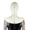 VIYOLI Latex Rubber Head Cover Masquerade Handmade Custom Non-Mask, Red, L view 1