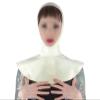 VIYOLI Latex Rubber Head Cover Masquerade Handmade Custom Non-Mask, Red, L view 2