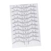 LRXIYODE 10-Piece Disposable Plastic Eyebrow Rulers for Microblading and Permanent Makeup view 1