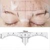 LRXIYODE 10-Piece Disposable Plastic Eyebrow Rulers for Microblading and Permanent Makeup view 2