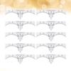 LRXIYODE 10-Piece Disposable Plastic Eyebrow Rulers for Microblading and Permanent Makeup view 4