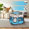 Indoor Dog Tent | Mesh Playpen with Covered Top for Puppies and Indoor Pets view 3