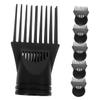 OUNONA 6-Piece Plastic Comb Attachments for Hair Dryers view 1