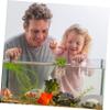 ifundom Clear Plastic Aquarium Plant Holder with Suction Cup view 3