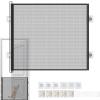 Retractable Dog & Cat Gate, 76 cm High, No-Drill Pet Safety Gate for Terrace, Balcony, Stairs, Hallway, Garden & Bathroom view 1