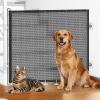 Retractable Dog & Cat Gate, 76 cm High, No-Drill Pet Safety Gate for Terrace, Balcony, Stairs, Hallway, Garden & Bathroom view 3