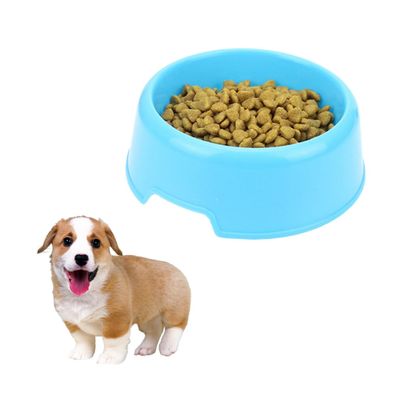 HEMOTON 2-Pack Non-Slip Plastic Pet Bowls, BPA-Free, Blue