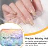 Nail Art Gel, 9 Colors, Quick-Drying Adhesive view 2
