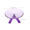 HEMOTON Quiet Purple Plastic Hamster Wheel for Small Rodents view 2