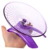 HEMOTON Quiet Purple Plastic Hamster Wheel for Small Rodents view 3
