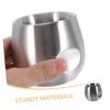 SOIMISS Stainless Steel Shaving Bowl for Men view 3