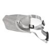 Pssopp Adjustable Dog Muzzle for Safe Chewing Prevention, Breathable Outdoor Use, Gray (XS) view 2