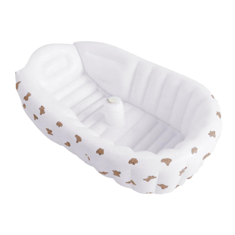 Inflatable Baby Bathtub, Foldable, Portable, Ergonomic Support Seat