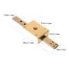 Gatuida Salon Chair Headrest Bracket Replacement Part, Stainless Steel Adjustable Lift Holder for Barber Chairs, Ergonomic, Gold-Tone, Easy Installation view 2
