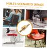 Gatuida Salon Chair Headrest Bracket Replacement Part, Stainless Steel Adjustable Lift Holder for Barber Chairs, Ergonomic, Gold-Tone, Easy Installation view 3