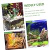 Artificial Reptile Plants for Terrariums, 2-Piece Set, Green Plastic view 3