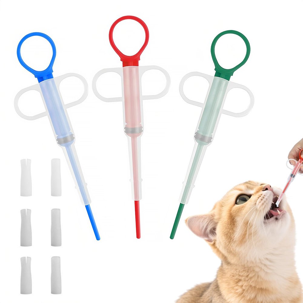 Wefaly Cat Pill Dispenser, 3 Pack