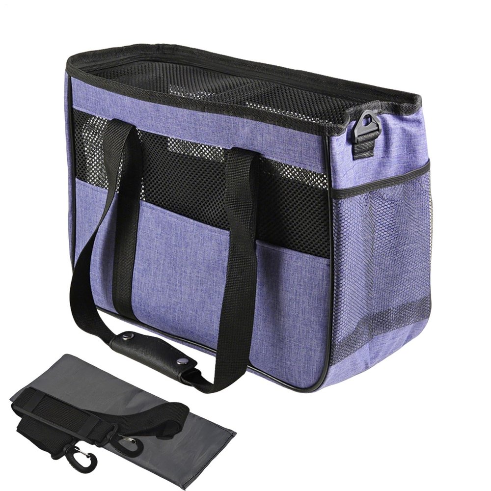 Small Pet Carrier Bag with Multiple Pockets for Safe Transport