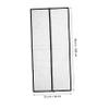 Dog Screen Door with Zipper, Heavy-Duty Mesh, Black view 2