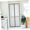 Dog Screen Door with Zipper, Heavy-Duty Mesh, Black view 4