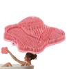 Silicone Shower Foot Scrubber Mat with Suction Cups view 1