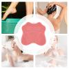 Silicone Shower Foot Scrubber Mat with Suction Cups view 4