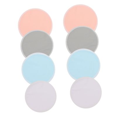 FUNOMOCYA 4 Pairs Reusable Nursing Pads, Washable Soft Breast Pads
