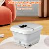 Heated Foot Bath | Foldable Warm Foot Spa with Massage Function | Versatile Electric Foot Care Aid for Women and Seniors view 2