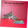 Supvox Slow-Feeder Dog Bowl with Ridge Design view 3