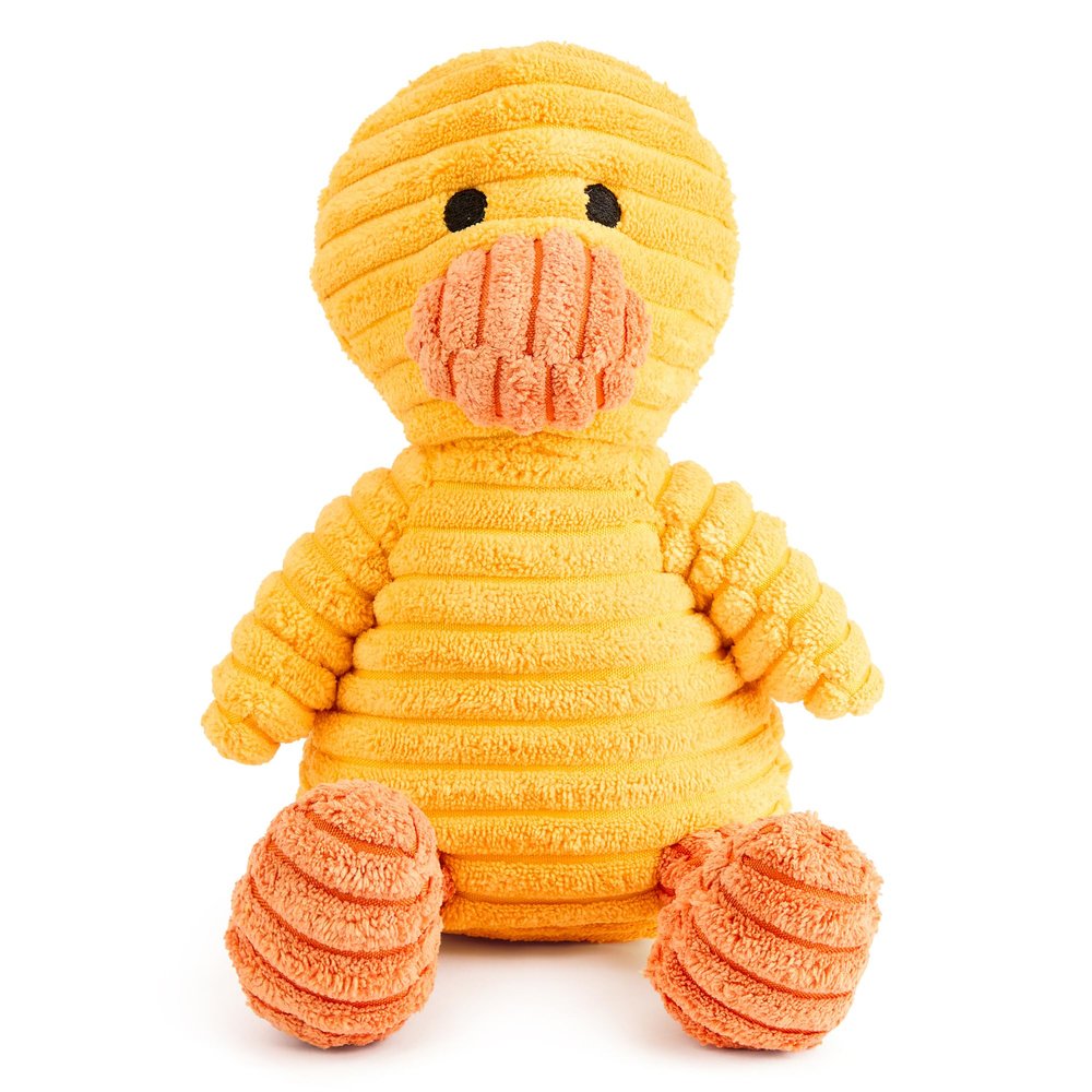 Zappi Co Yellow Duck Plush Dog Toy