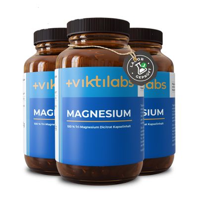 Magnesium Tri-Magnesium Dicitrat – Fast Absorption – Optimal Dosage