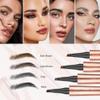 3D Microblading Waterproof Eyebrow Pen with 4-Prong Tip, Black view 3