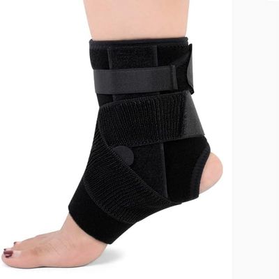 Ankle Support Brace - Adjustable Wrap for Weak or Sprained Ankles, Ligament Injuries and Posterior Tibial Tendon Dysfunction, Elastic Strap for Women and Men, Standard Model, XL
