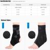 Ankle Support Brace - Adjustable Wrap for Weak or Sprained Ankles, Ligament Injuries and Posterior Tibial Tendon Dysfunction, Elastic Strap for Women and Men, Standard Model, XL view 4
