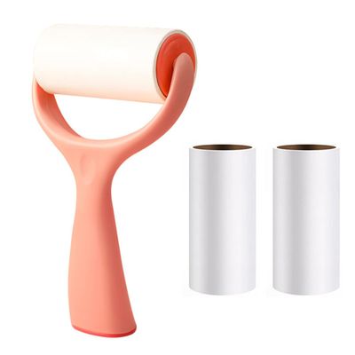 Lint Roller with Adhesive Paper, 4-Pack, Pink, for Clothing