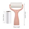 Lint Roller with Adhesive Paper, 4-Pack, Pink, for Clothing view 2