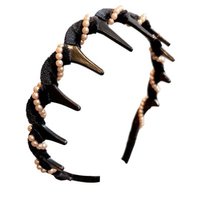 High-Crown Vintage Tooth-Design Hair Band Set