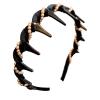 High-Crown Vintage Tooth-Design Hair Band Set view 1